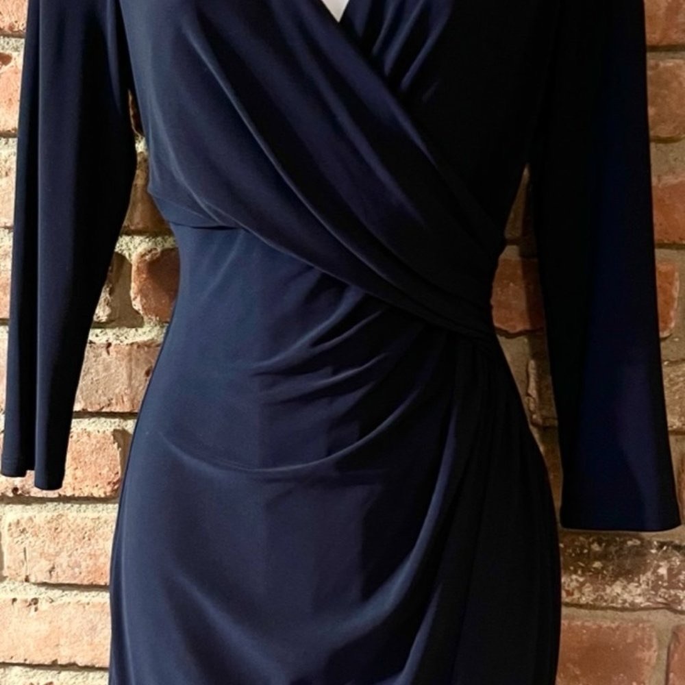 MIDNIGHT BLUE RALPH LAUREN "LAUREN" DRESS